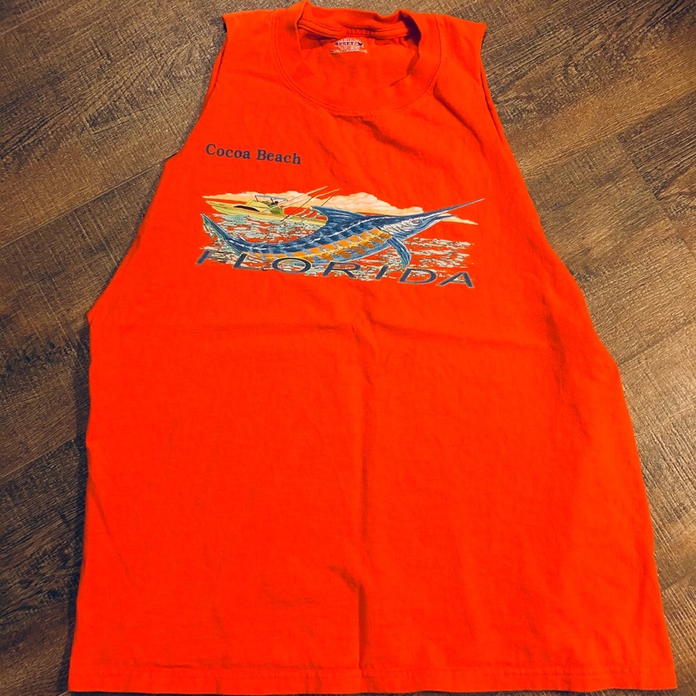 Cocoa Beach Florida cutoff Tee